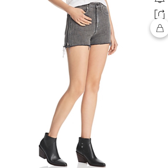 Rag & Bone High waisted Maya Denim Shorts - Picture 1 of 4